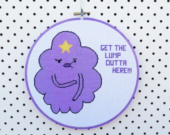 Adventure Time Lumpy Space Princess Cross Stitch