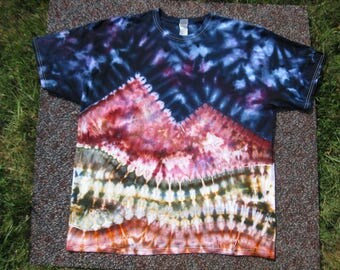 tie dye shirt, night, night sky, night in the woods, 2XL