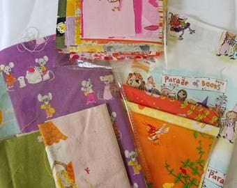 Heather Ross RARE OOP Fabric BUNDLES, Far Far Away 2, Nursery Versery, Crafty Chloe, Briar Rose, West Hill Included (49 Print Bundle)