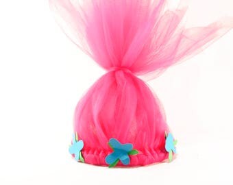 Trolls Headband, Princess Poppy Headbands, Troll Party, Troll Birthday, Troll Decor, Troll Band
