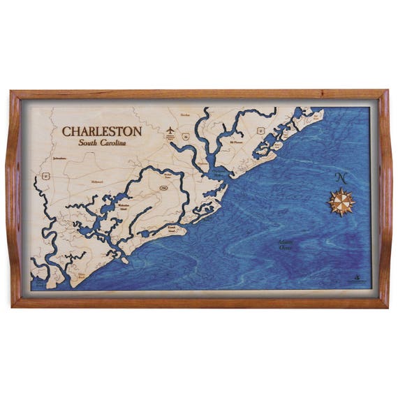 Charleston South Carolina Serving Tray