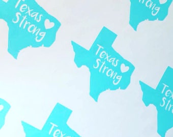 TEXAS STRONG decal fundraiser