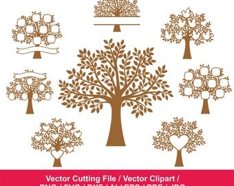 70 % OFF, Family Tree SVG, Tree Clipart, Tree Vinyl Decal, Tree Art Print, Tree Clip Art, Floral svg, Tree Cut File, dxf, png, jpg, eps, pdf