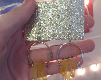 Crystal Hoop Earrings