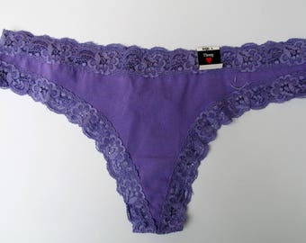 Sheer ruffled panties purple panties lilac panties lavender