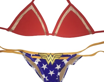 Comic bikini | Etsy