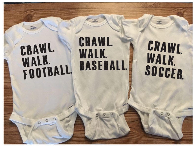 Sports Onesies Funny Baby Onesies Football Onesies Soccer