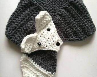 Sciarpa Fox a uncinetto / Crochet Fox scarf