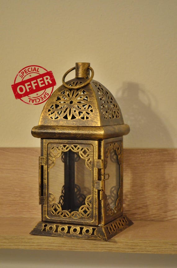 Set of 10 Vintage Moroccan Lantern / Bronze lantern / Rustic lantern / Lanterns / wedding lantern / weddings lanterns / lantern centerpiece