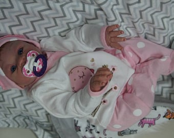 Reborn baby boy or Girl doll Vinyl 18 inch doll Nursing baby doll sculpt Adriana by Anneke Doeven