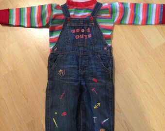 Chucky Costume NEW with tags Toddler or Child Multiple sizes available Custom Made Childs Play Good Guy
