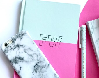 Personalised notebook, personalised gift, custom gift, A5 notebook, jotter, stationary gift, journal, frazzleflorrie, doodle pad, Planner