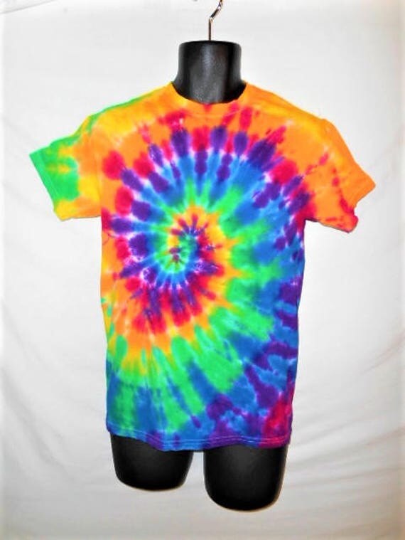 Tie Dye Shirt Gay Pride Tie Dye Rainbow Tie Dye Adult Small