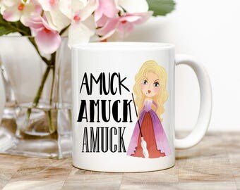 Amuck Amuck Amuck Tea or Coffee Mug (2 Sizes Available) - Hocus Pocus Mug - Halloween Mug - Halloween Gifts