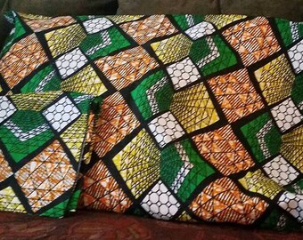 African Print Pillow Cases (set of 2)