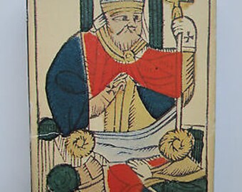 1983 Tarot Rhenan 78 Cards German Marseille Piatnik Vienna Ignaz Krebs Near Mint