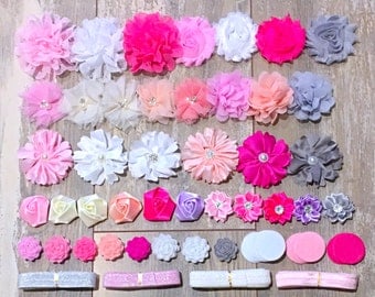 Headband Making Kit, Baby Headband Kit, Headband Station, Headband Making Station, Baby Shower Headband Kit, DIY Headband Station
