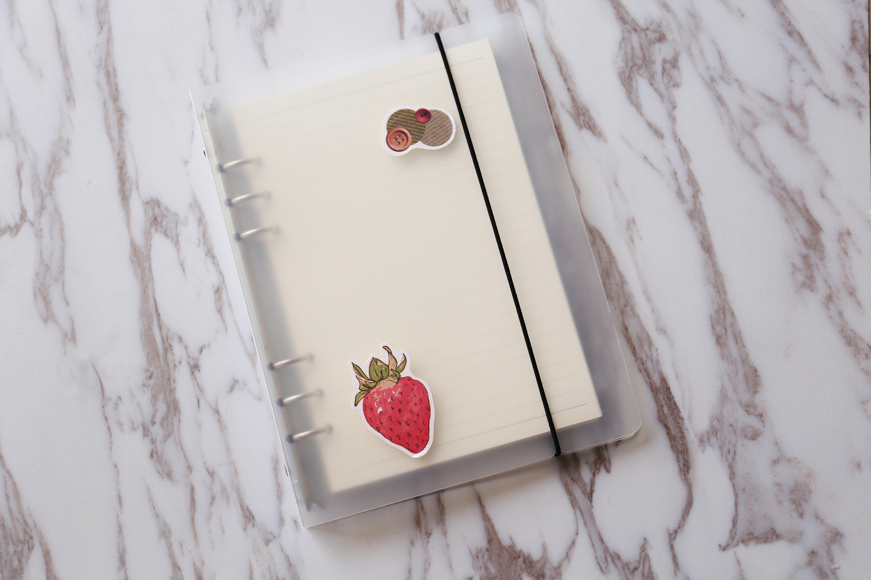 A5 Planner Binder planner cover Clear Plastic Binder 6