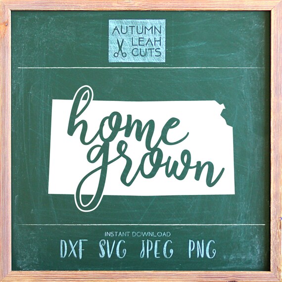 Download Kansas Home Grown Svg SVG PNG Jpeg DXF cut file for