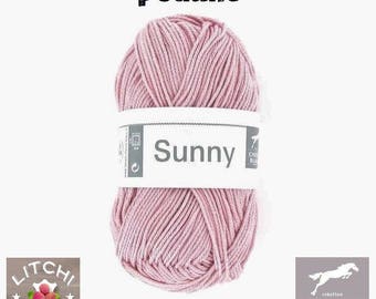 Mercerized cotton white horse Sunny, 50g, powder pink Pincushion 289