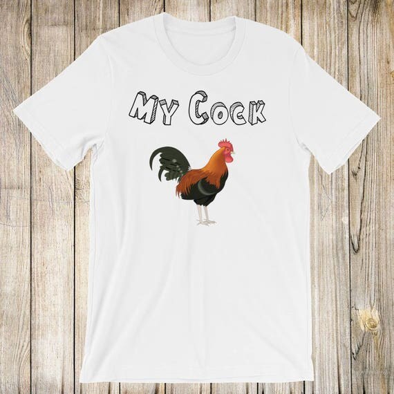 Funny Cock TShirt Mens T-Shirt Super Soft 100% cotton.