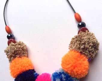 Isabel Pompom Necklace main image 1