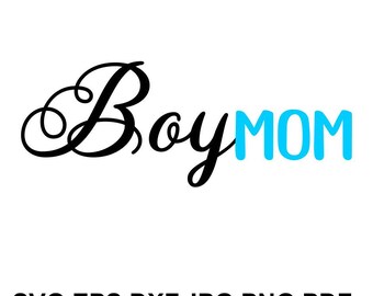 Boy mom svg | Etsy