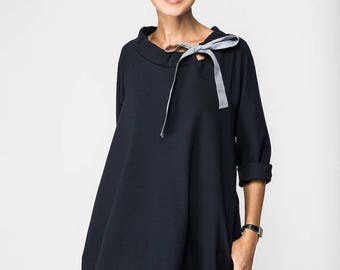 SALE - Classic dress | French dress | Deep Blue dress | LeMuse classic dress