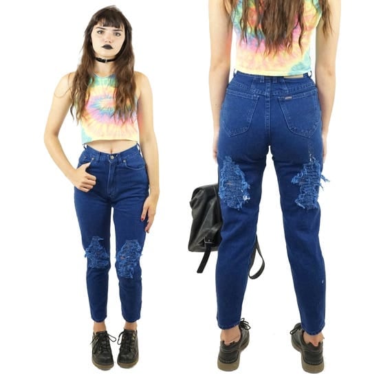 cheap baggy mom jeans