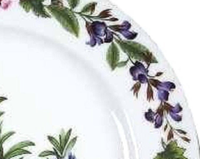 Royal Worcester Fine Porcelain Vintage Decorative Plate, Worcester Herbs, Tableware, Rosemary, Replacement Dish