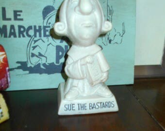 Vintage 1970 R & W Berries Resin Lawyer/Legal Figurine