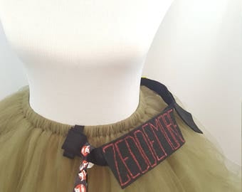 Ghostbusters Tutu, Ghostbusters Costume, Ghostbusters Belt, Ghostbusters Cosplay, Adult Costume, Adult Tutu, Halloween Costume, Ghostbuster