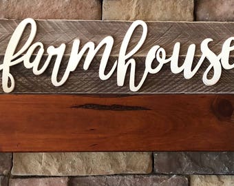 Farmhouse wood sign | Etsy