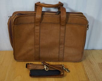 boulder ridge leather briefcase