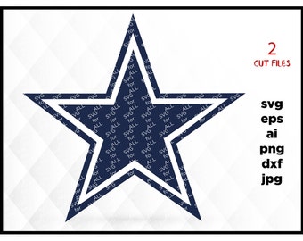 Dallas Cowboys Cut Files, Dallas Cowboys SVG Files, Dallas Cowboys SVG Cutting Files, Dallas Cowboys Cuttable SVG Cut File, Instant Download