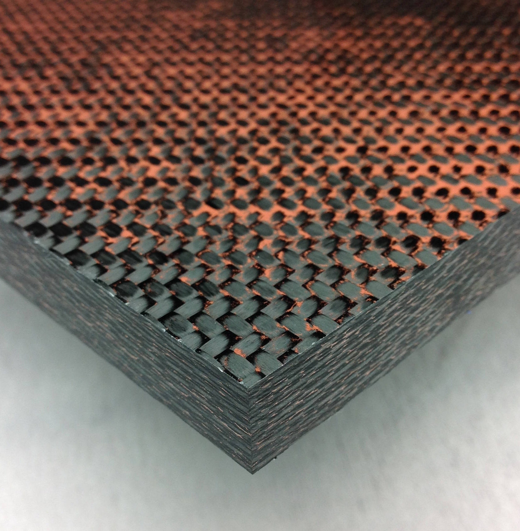 1/2 Copper Carbon Fiber plate copper carbon waves