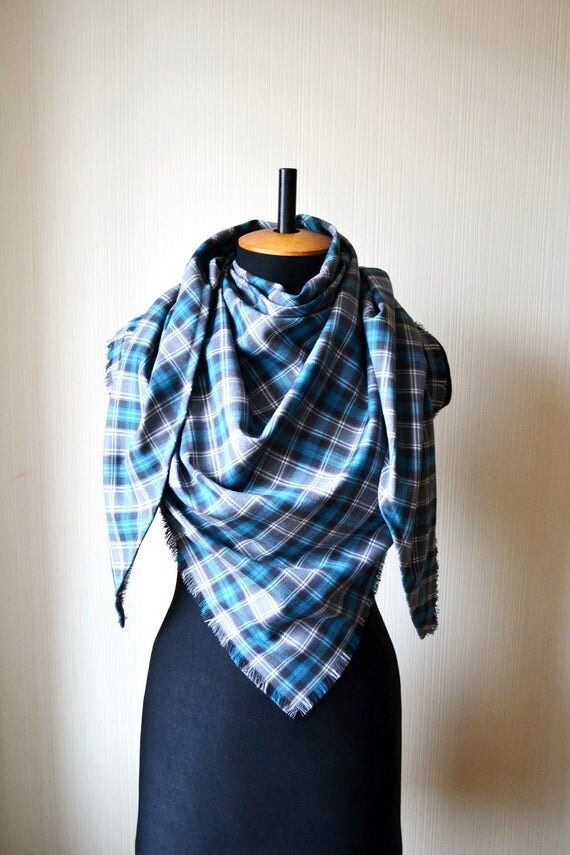 girlfriend giftforher birthday gray blanket scarf travel