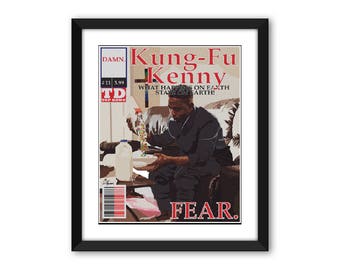Kendrick Lamar Kung Fu Kenny #11 FEAR. Comic Print