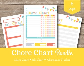 Chore Chart / Sadie / Chalk / Kids Chore Chart / Printable Chore Chart / Reward Charts / Kids Chores / Allowance Tracker