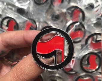 AntiFa Enamel Pin