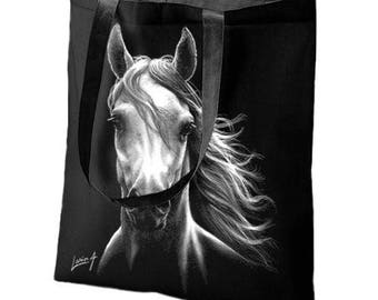 Bag Tote - Tote bag - white horse