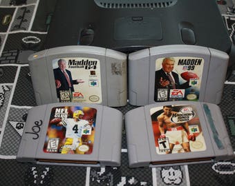 Nintendo 64 System Bundle - N64 System - N64 Games - Nintendo 64 System with 4 Games - Video Games