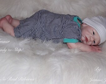 Reborn baby , 20' Tanner , magnetic pacifier, Ready to ship.