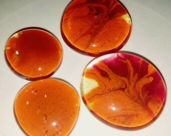 Sunset marble magnets