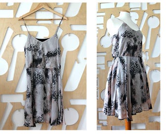 Silk dress Wedding Guest Boho Festival Sleeveless Summer dress Pastel goth Party Reception Cocktail Prom dress Preppy Short Slip dress