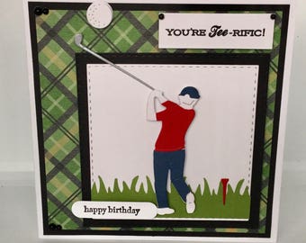 Golf Birthday Invitation YOU PRINT 4x6 or 5x7