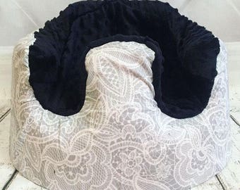 Monochrome Lace Bumbo Cover