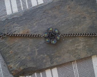 Black cable bracelet