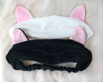 Kitty Headband - Kitten play headband, kitten ears, cat ears headband, makeup headband, cute cat ears