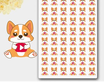Blogger Corgi Stickers, Blogger Stickers, Blogging Stickers, Social Media Stickers, YouTube Stickers